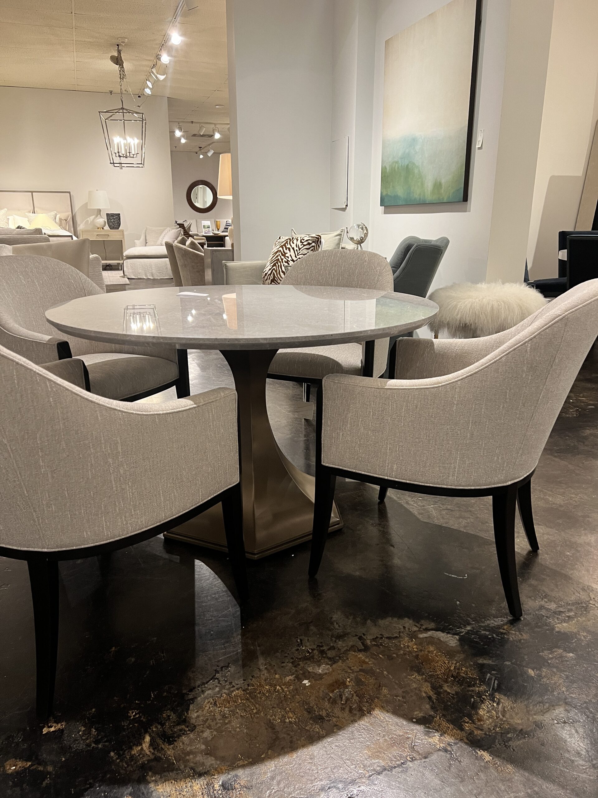 Caracole Top Brass Dining Table